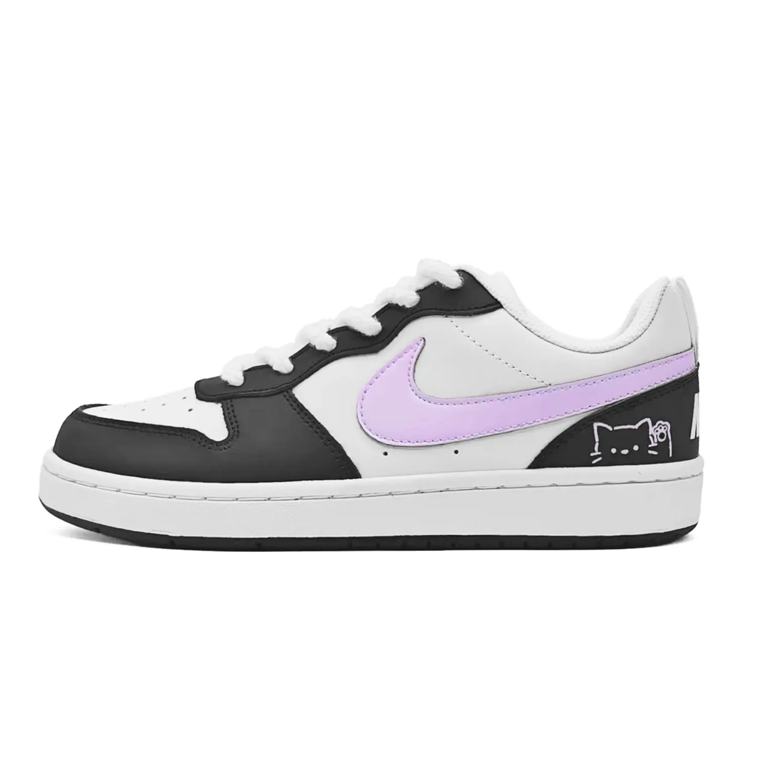 

Детские скейтерские кроссовки Court Borough для младших школьников Nike, фиолетовый