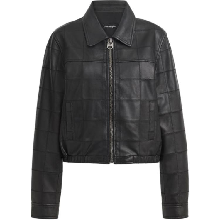 

COACH Кожаная куртка унисекс, Black