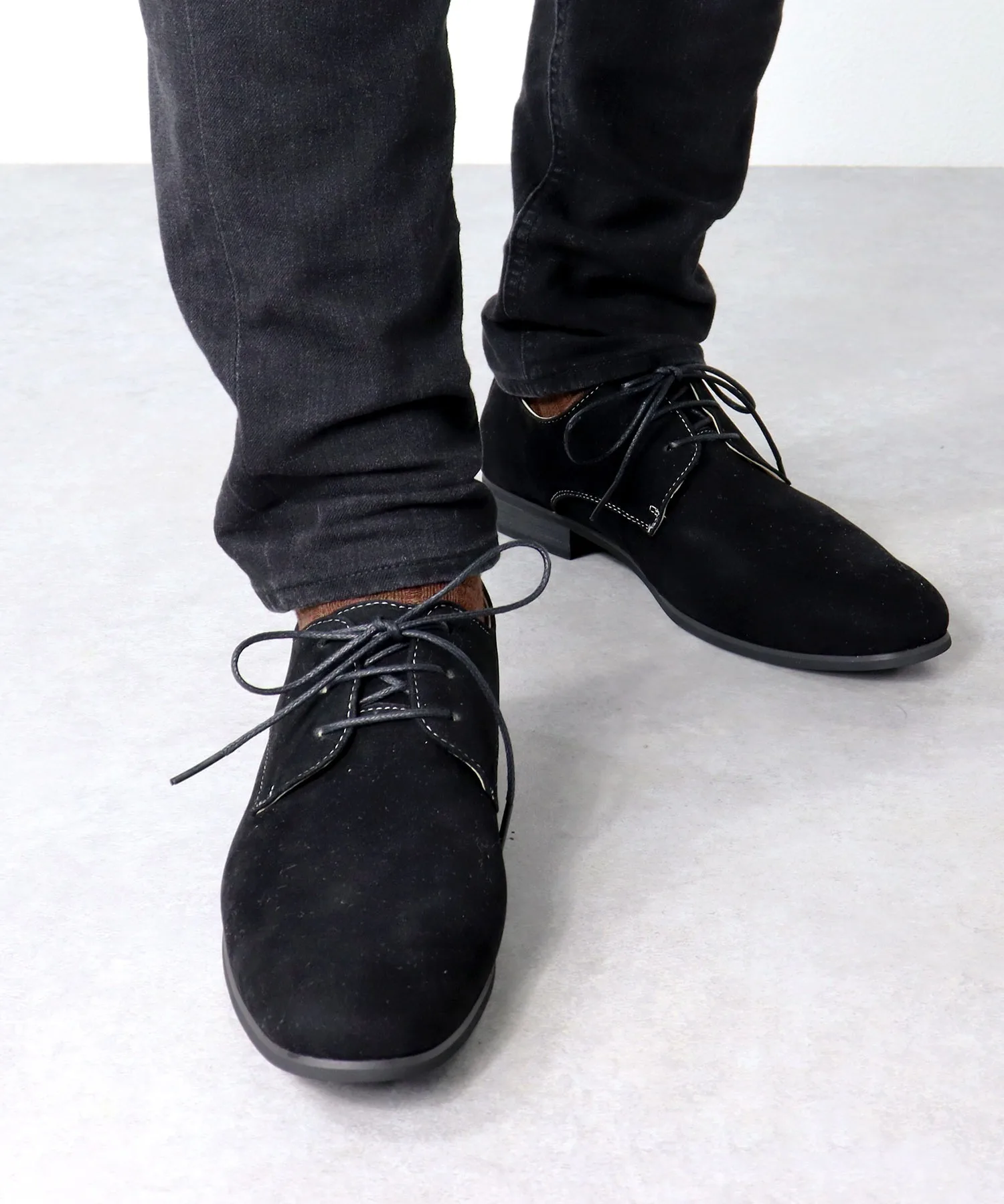 Мужские туфли Plain Shoes (2315) AAA чёрные