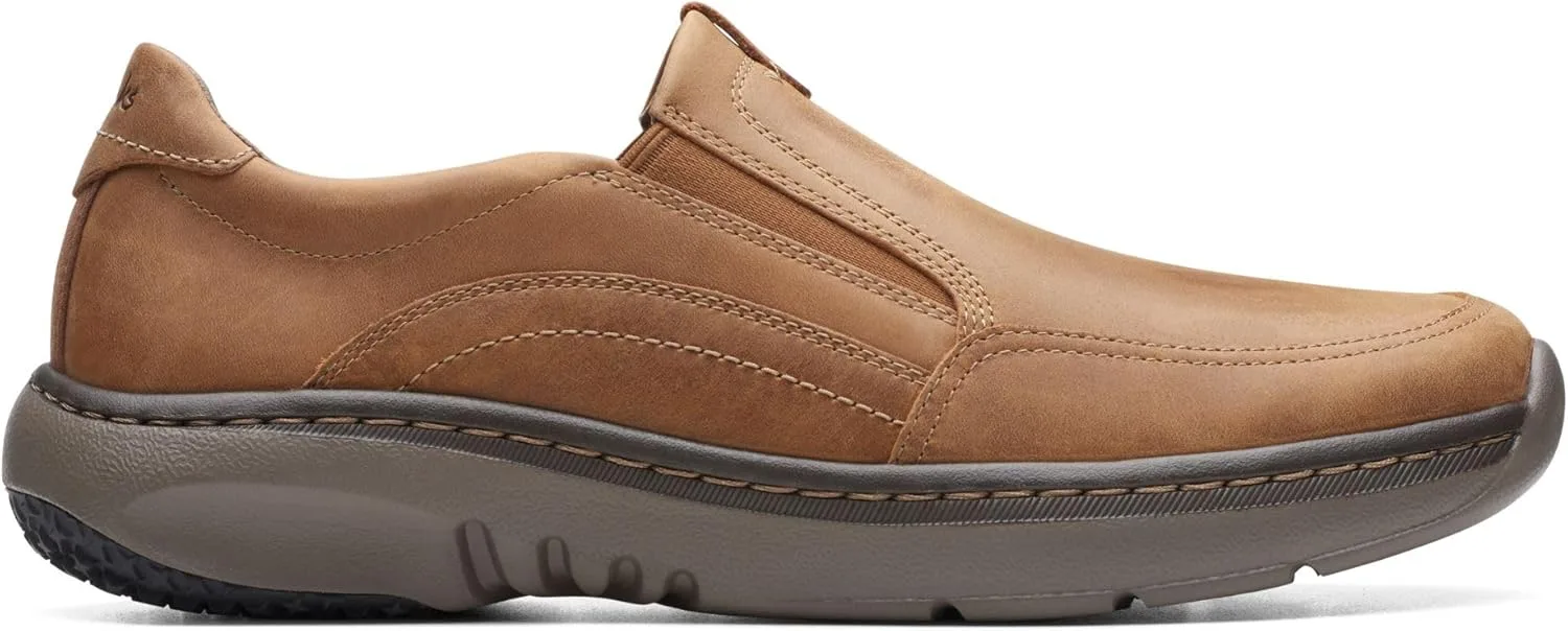 Мужские домашние лоферы Clarks Pro Step изготовлены из высококачественной кожи