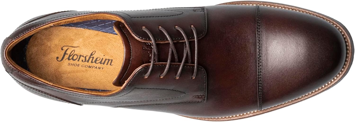 Мужские оксфорды Florsheim, коричневый — фото 4