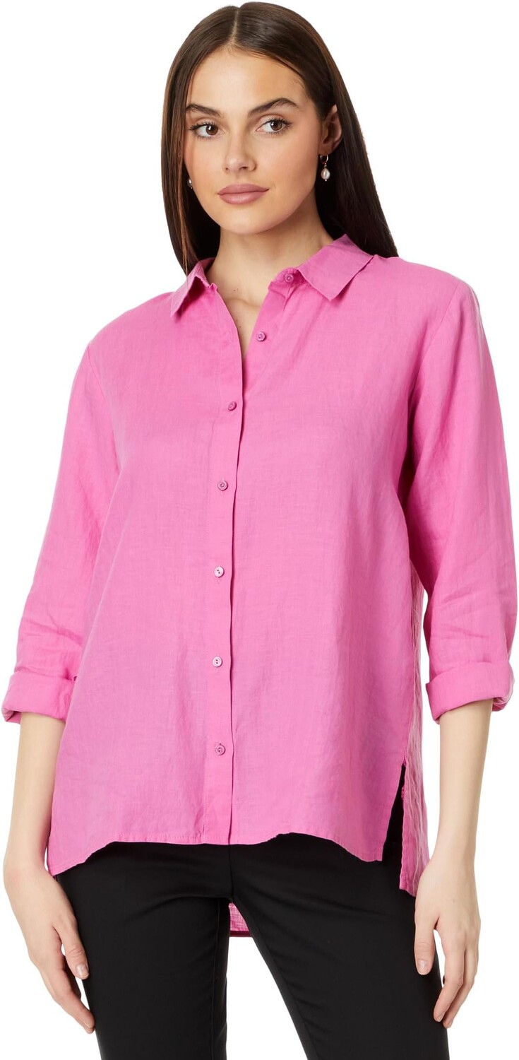 

Рубашка Eileen Fisher Classic Collar Shirt, цвет Tulip