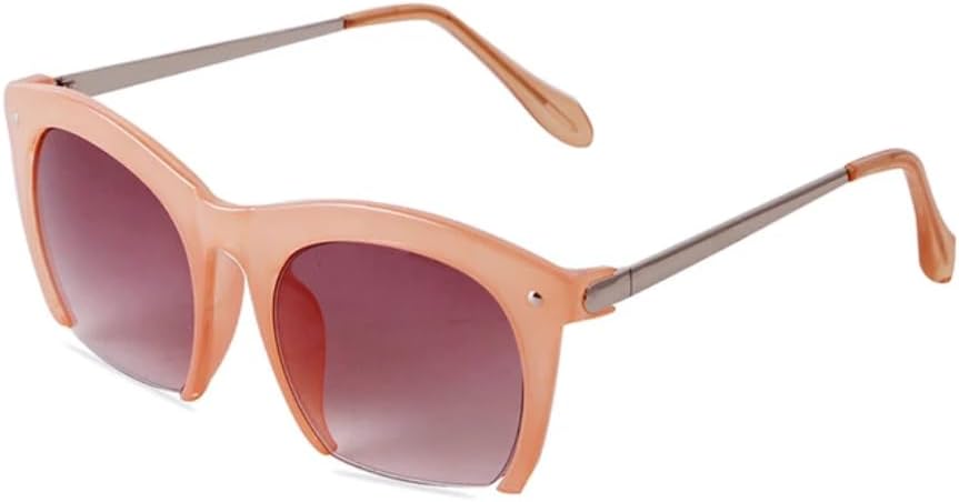 

Модные ретро-солнцезащитные очки в полуободковой оправе для женщин, большие очки в черепаховой оправе, солнцезащитные очки с защитой от УФ-излучения UV400 для летнего сезона SZVVBKK, 2