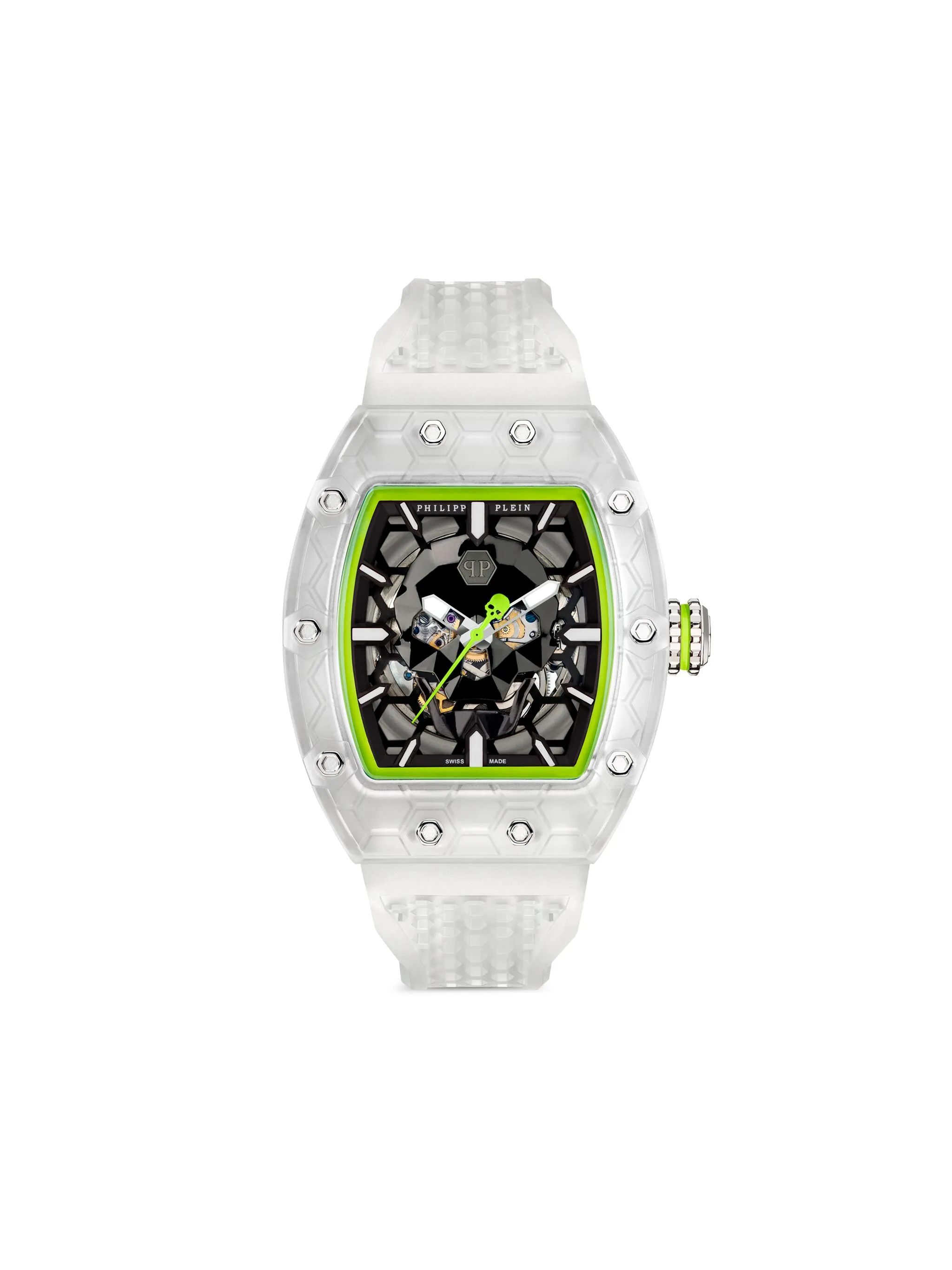 

Наручные часы Crypto King Fro$t Glacier 55 мм Philipp Plein, серый