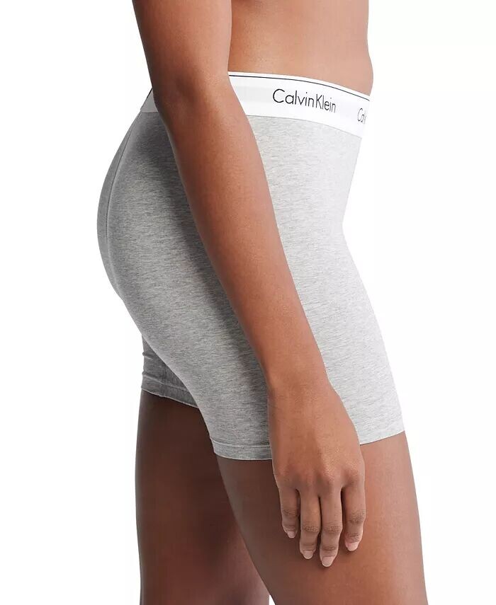 Женские современные хлопковые трусы-боксеры QF7625 Calvin Klein, серый — фото 3