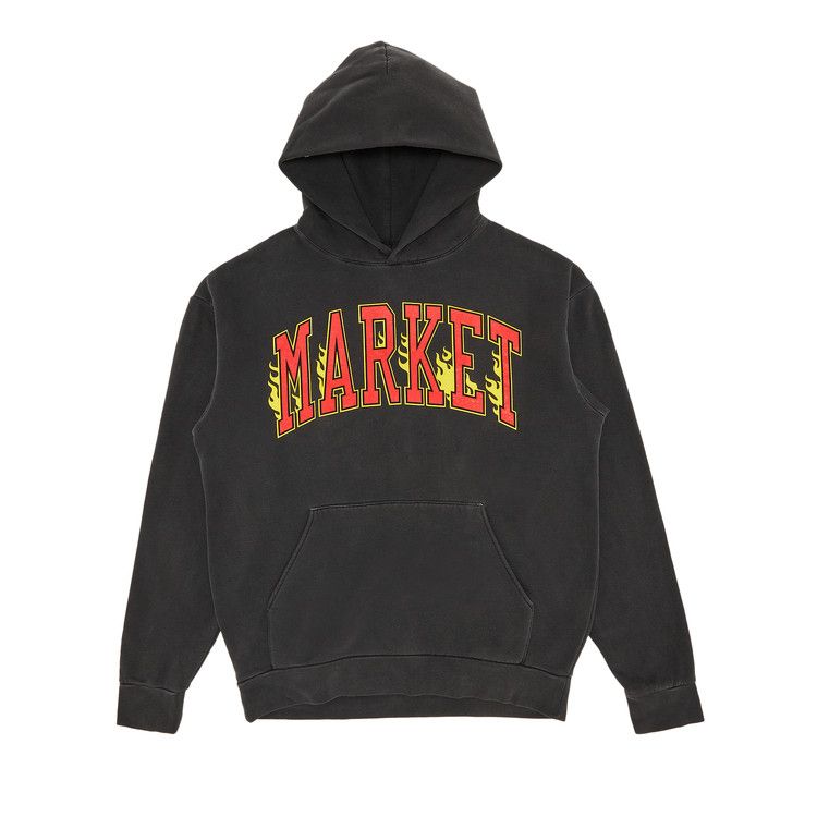 

Худи Market Hot Stuff Dunk Hoodie, Washed Black