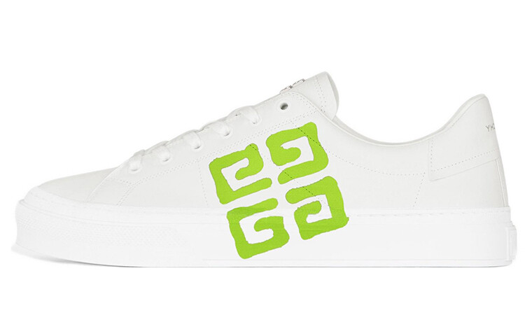 Кеды мужские Givenchy City Skateboarding, белый / зеленый