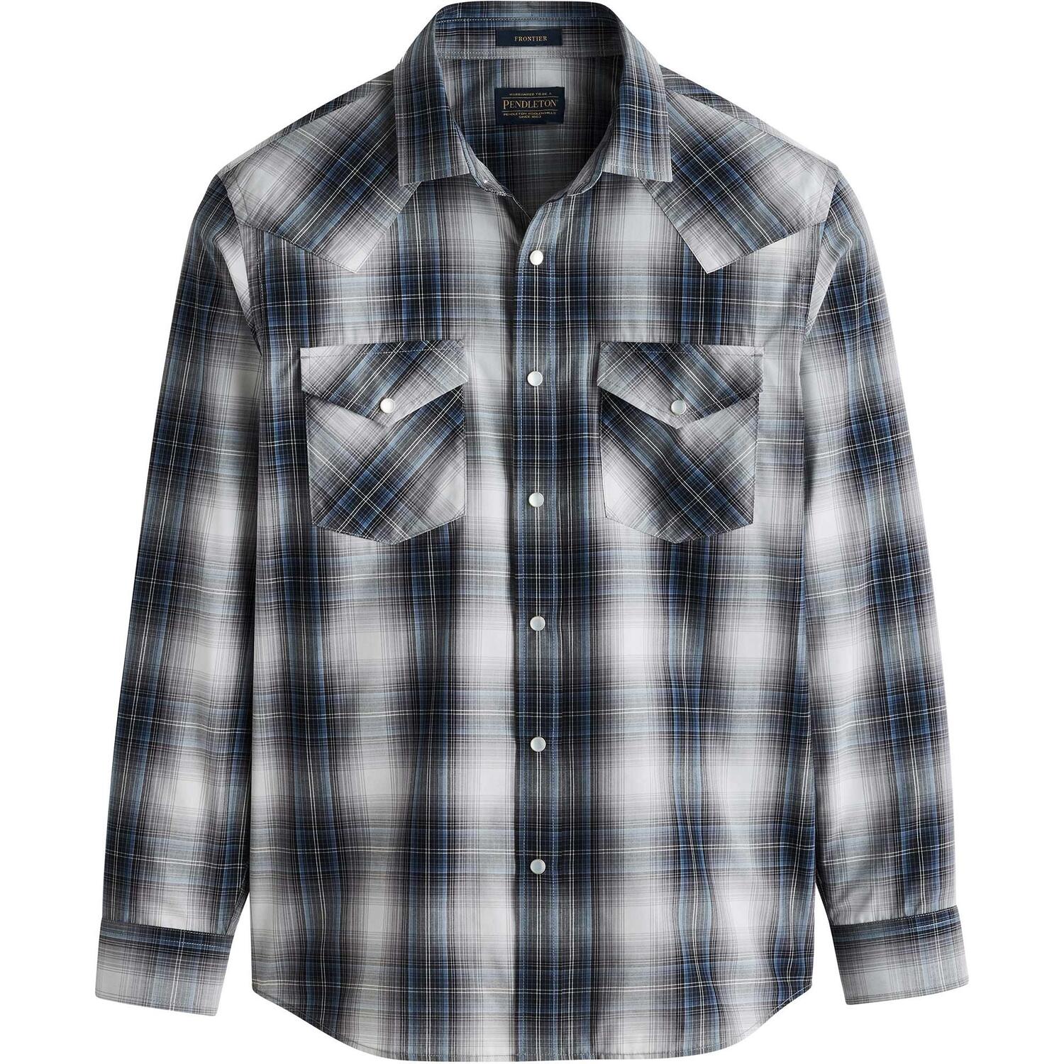 

Мужская рубашка с длинными рукавами Frontier на пуговицах Pendleton, Blue/Charcoal
