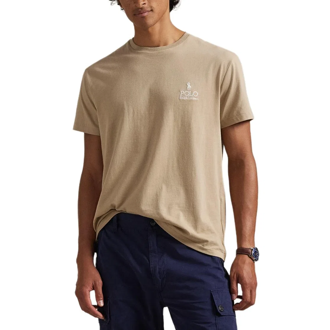 Футболка классическая Polo Ralph Lauren Vintage Khaki — фото 3