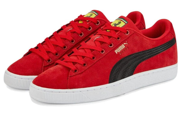 Кроссовки suede x scuderia ferrari 'shield - rosso corsa' Puma, красный — фото 3