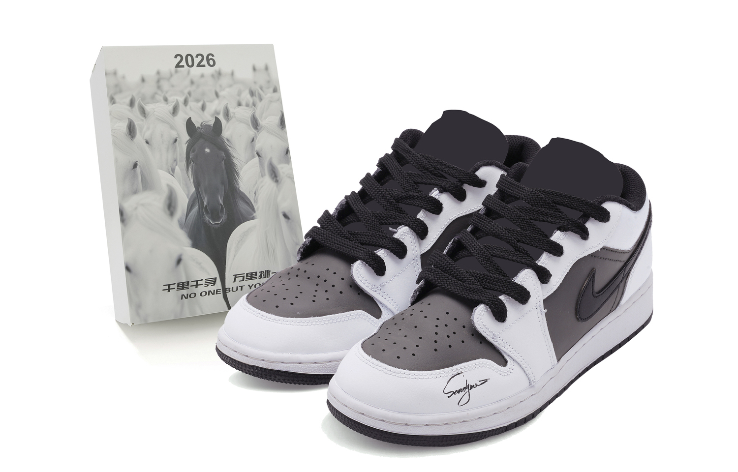 

Jordan Кроссовки Air 1 Abrasion Resistant Low top Vintage Basketball Shoes Unisex White Black Brown