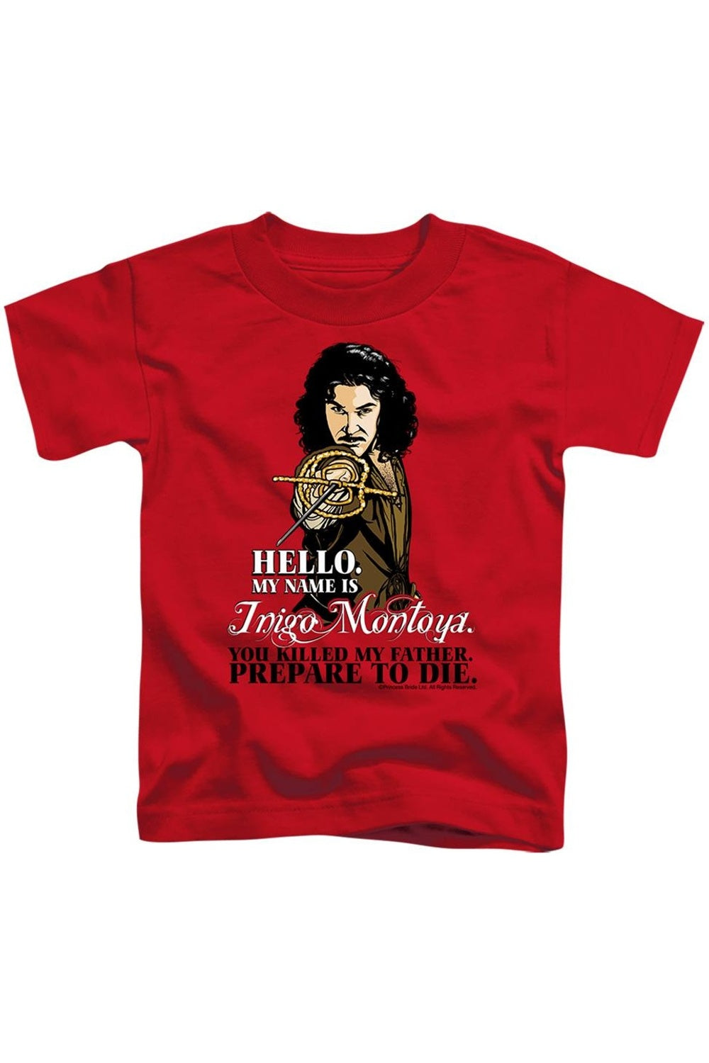 

Футболка с коротким рукавом "Принцесса-невеста" для детей Gildan, красный