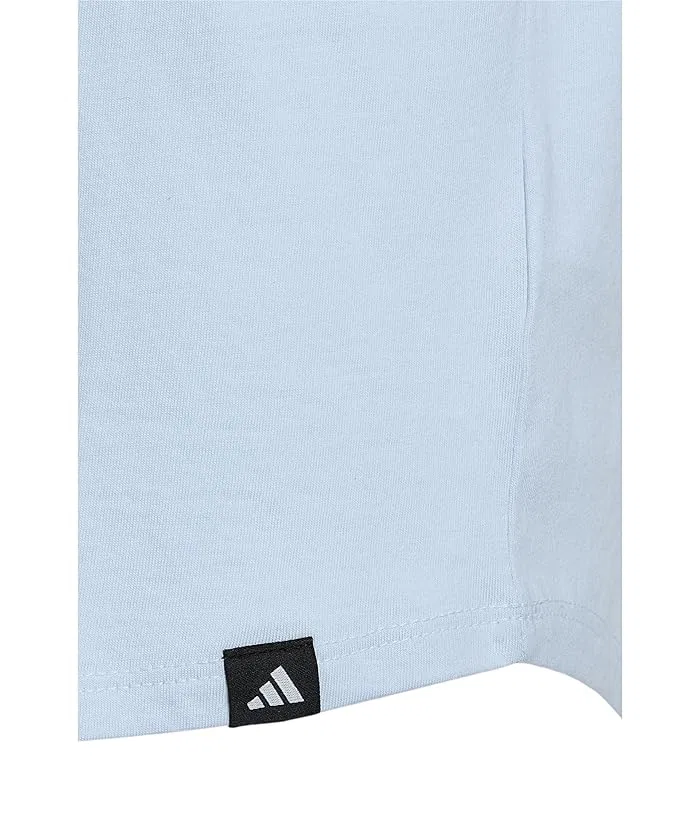 Футболка с коротким рукавом Cap Sleeve Tee Adidas Kids, Crystal Sky — фото 3