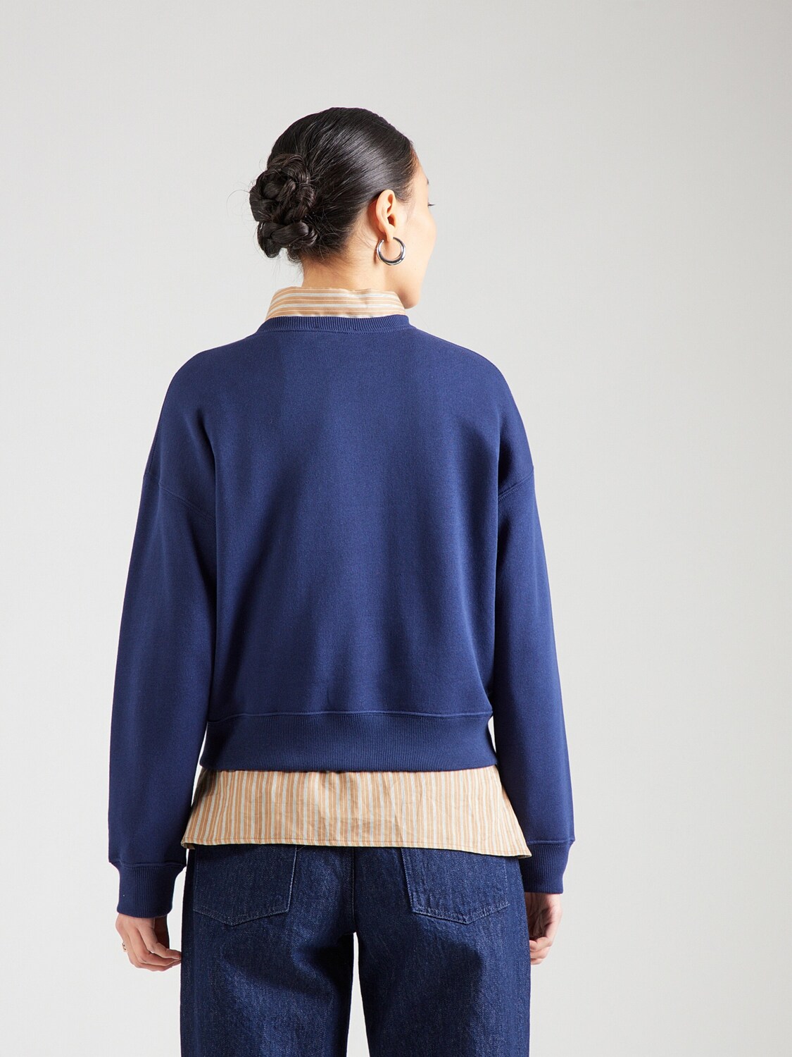 Polo Ralph Lauren Толстовка с молнией в цвете Navy — фото 4