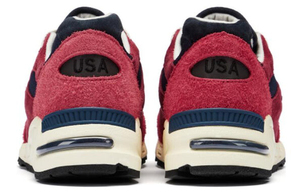 Кроссовки teddy santis x 990v2 сделано в сша New Balance, красный — фото 4