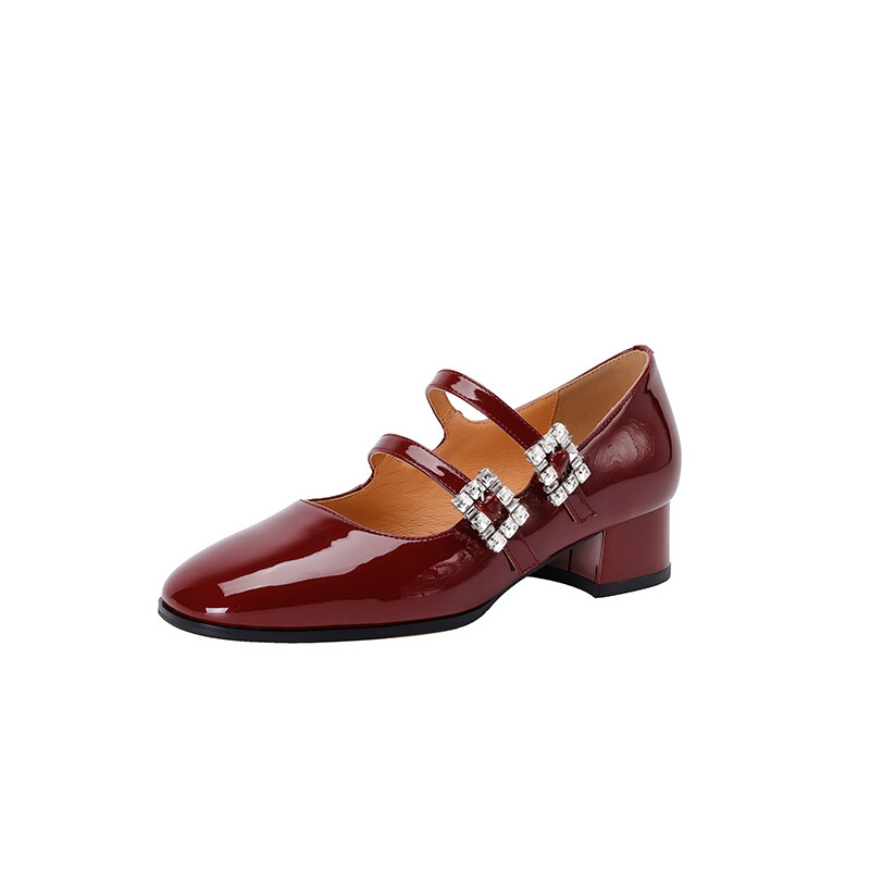 

Туфли Bai Shiting Mary Jane Shoes Women's, цвет Apricot