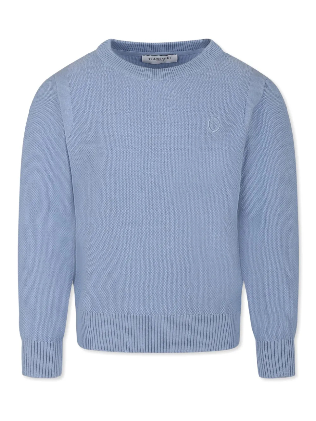 

TRUSSARDI JUNIOR джемпер из хлопка, синий