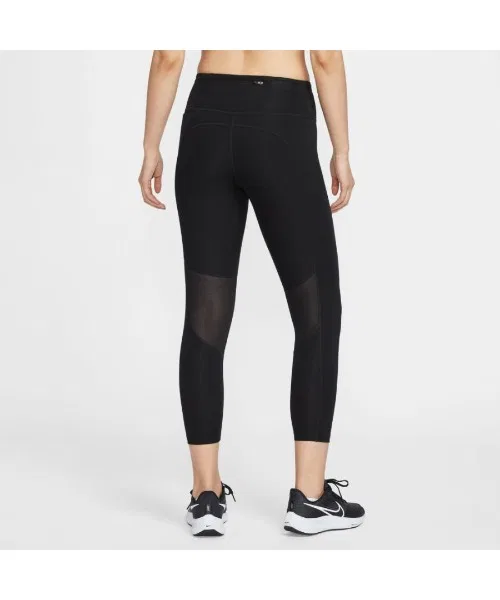 Леггинсы NIKE Dri-FIT Fast 7/8, красные — фото 2