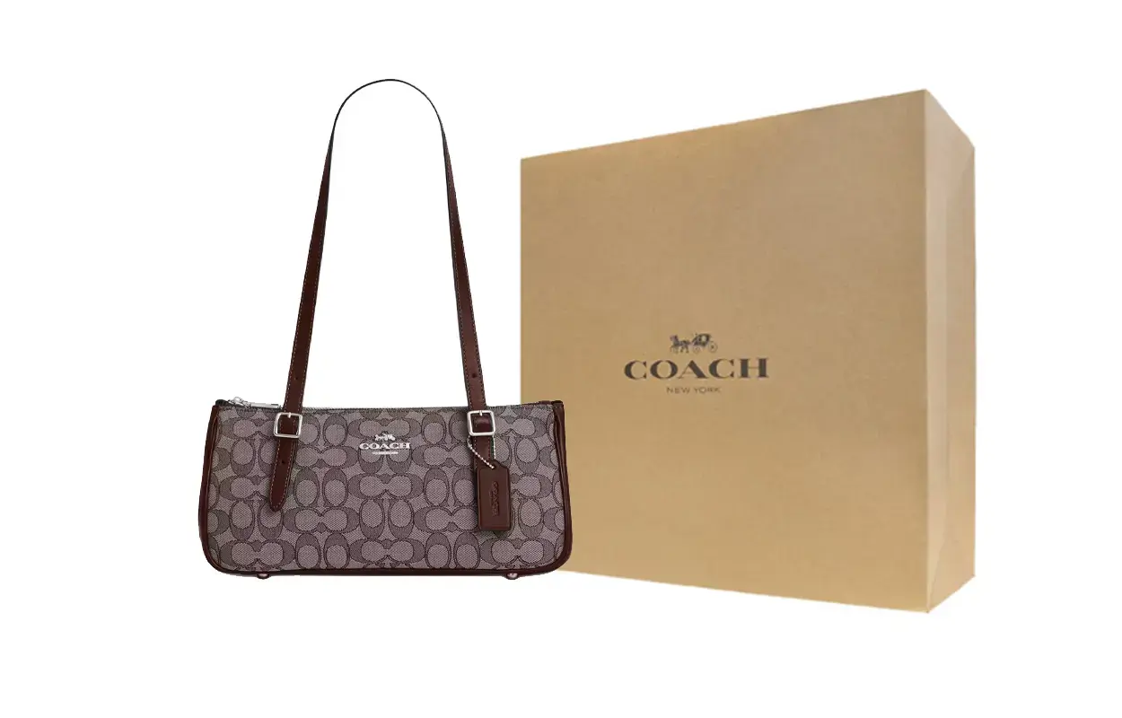 

COACH Кожаная сумка для боулинга