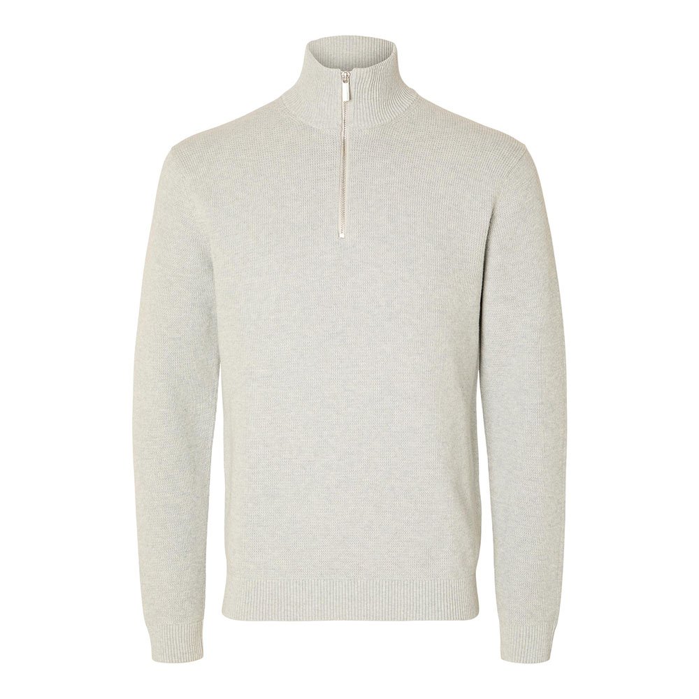 

Свитер Selected Dane Half Zip, серый