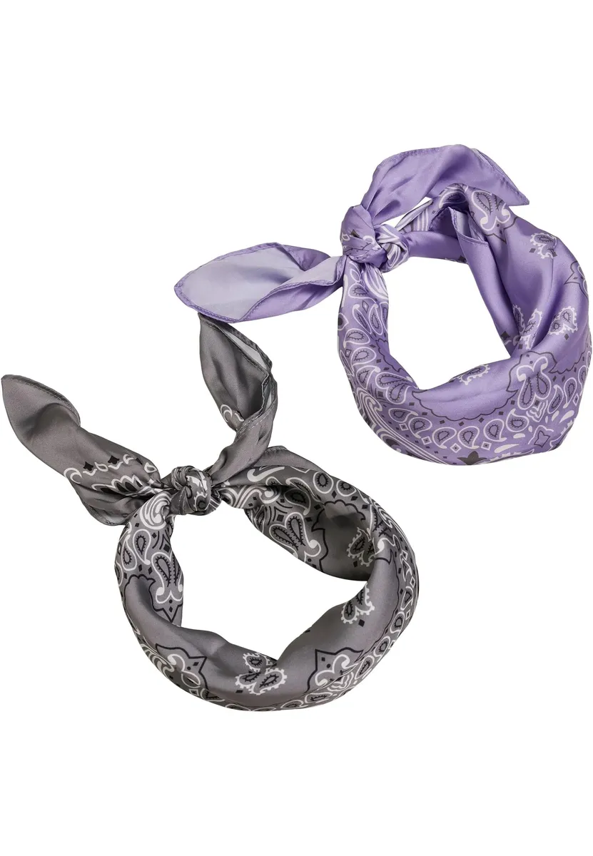

Петля URBAN CLASSICS " Urban Classics, 2 комплекта атласных банданов унисекс", цвет Lavender/Asphalt