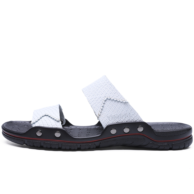 

Eminu Резиновые шлепанцы мужские белые, цвет White