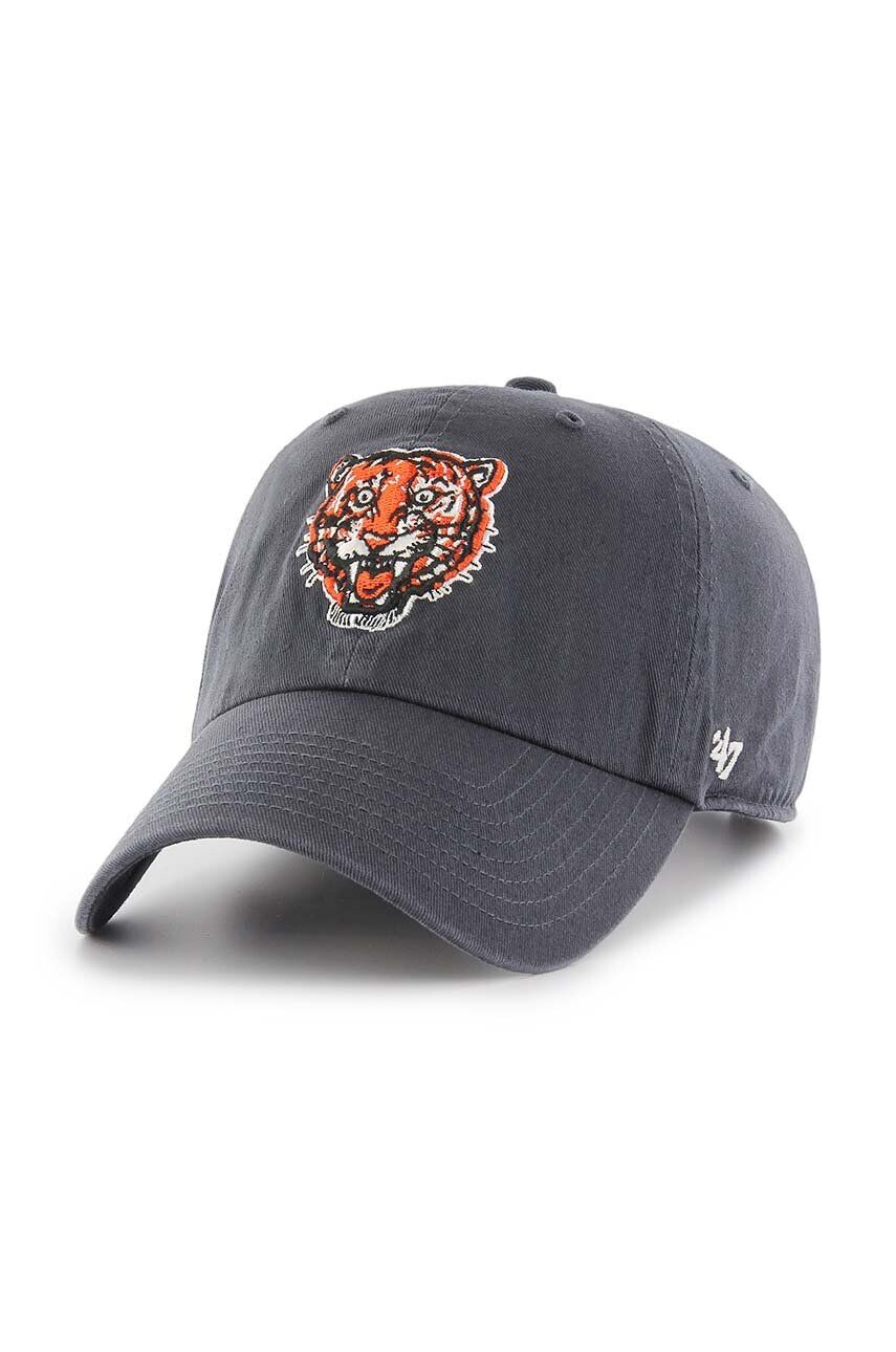 

Хлопковая бейсболка 47 бренда MLB Detroit Tigers 47 Brand, темно-синий