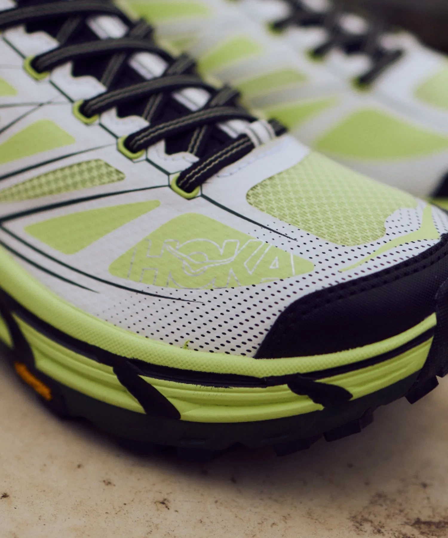 Мужские кроссовки для трейлраннинга HOKA MAFATE SPEED 2 зелёные — фото 3