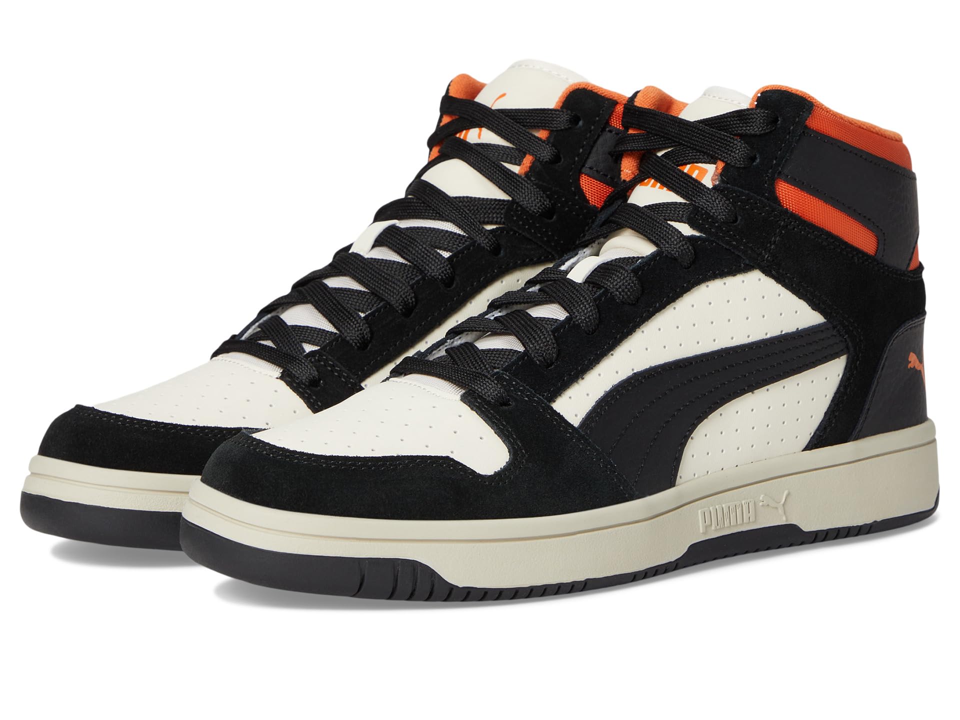 

Кроссовки PUMA Rebound Layup Sneakers, Alpine Snow/PUMA Black/Maple Syrup