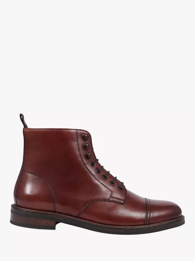 

Ботинки Jones Bootmaker Finch Leather Lace-Up, цвет chestnut