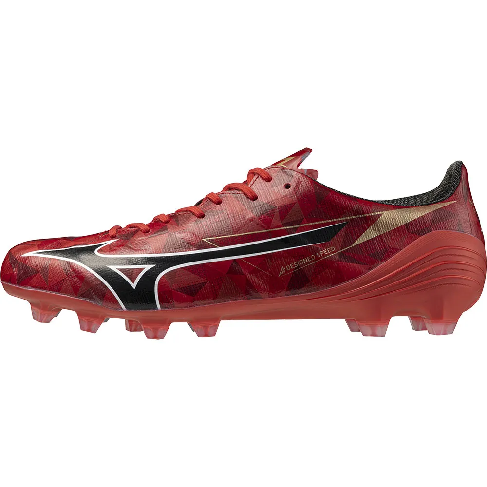Футбольные бутсы Mizuno Alpha II Elite FG, красный — фото 3