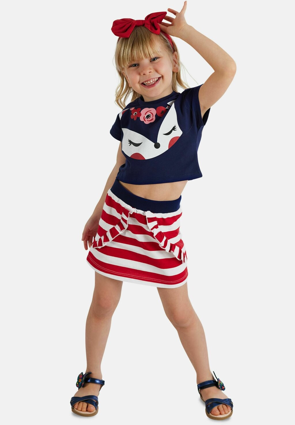 

Юбка А-силуэта FOX CROP Denokids, цвет dunkelblau