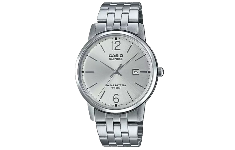 

CASIO Часы Men Silver Watch MTS-110D-7A