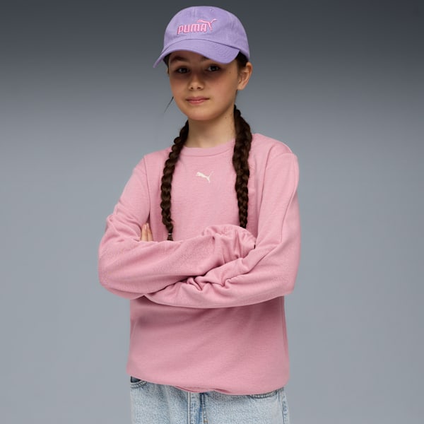 

Толстовка с круглым вырезом для больших детей Bowtique Puma, розовый