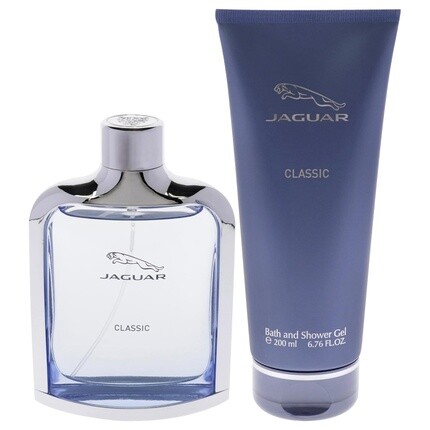 Jaguar Blue для мужчин 3,4 унции EDT спрей 6,7 унции гель для ванны и душа — фото 2