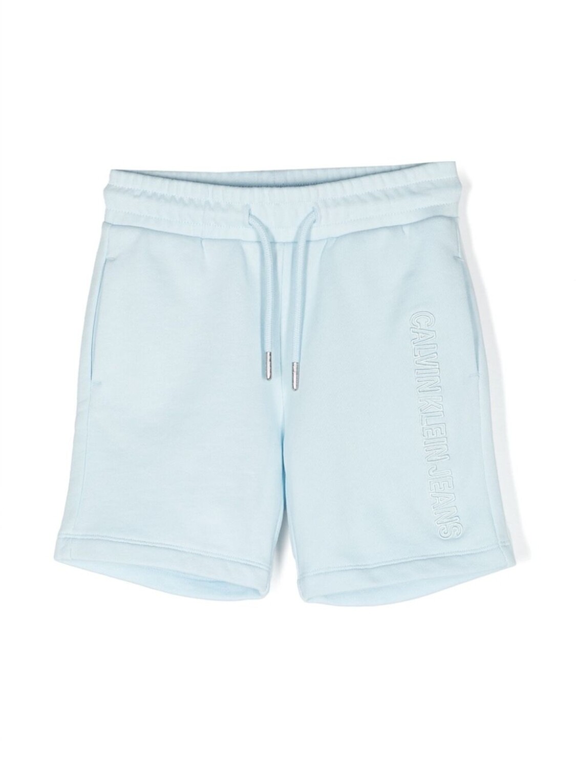 

Спортивные шорты с кулиской и вышитым логотипом Calvin Klein Kids, синий