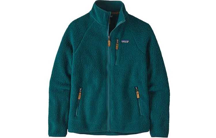 Флисовая куртка Patagonia, темно-зеленый/DBGR