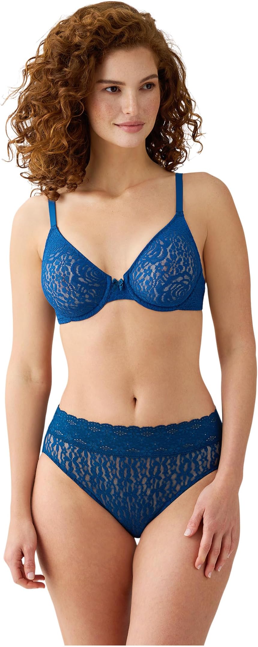 

Бюстгальтер Wacoal Halo Lace Underwire Bra 851205, цвет Poseidon
