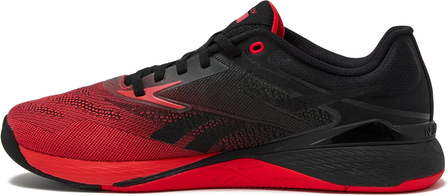 Мужские кроссовки Reebok Nano X5, для кросс-тренинга и легкого бега, черный/красный — фото 3