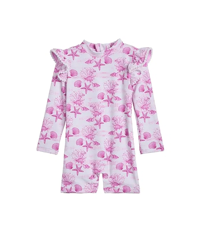 Солнцезащитный костюм с длинным рукавом Lagoon Snapper Rock Kids, Pink