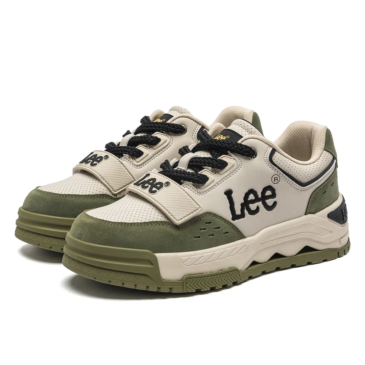 Кроссовки скейтборд Lee Olive Green — фото 3