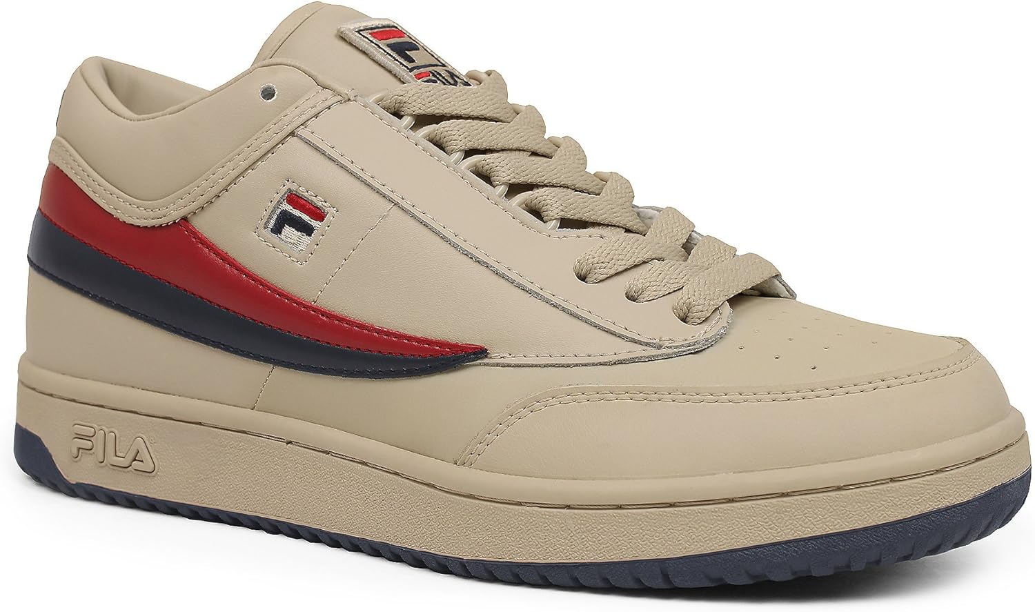 

Мужские кроссовки Fila T1 Mid Fashion, кремовый/темно-синий/красный, размер 11 US