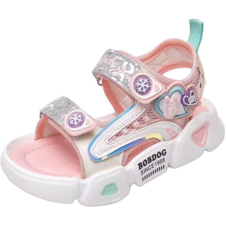 

BOBDOG Детские сандалии FEN Pink Kids с нескользящей подошвой и износостойким верхом