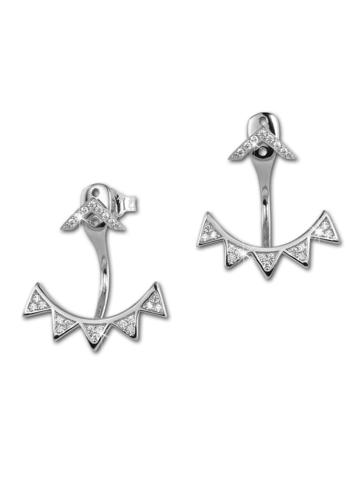 

SilberDream Серьги-каффы из серебра 925 пробы, треугольные серьги-гвоздики