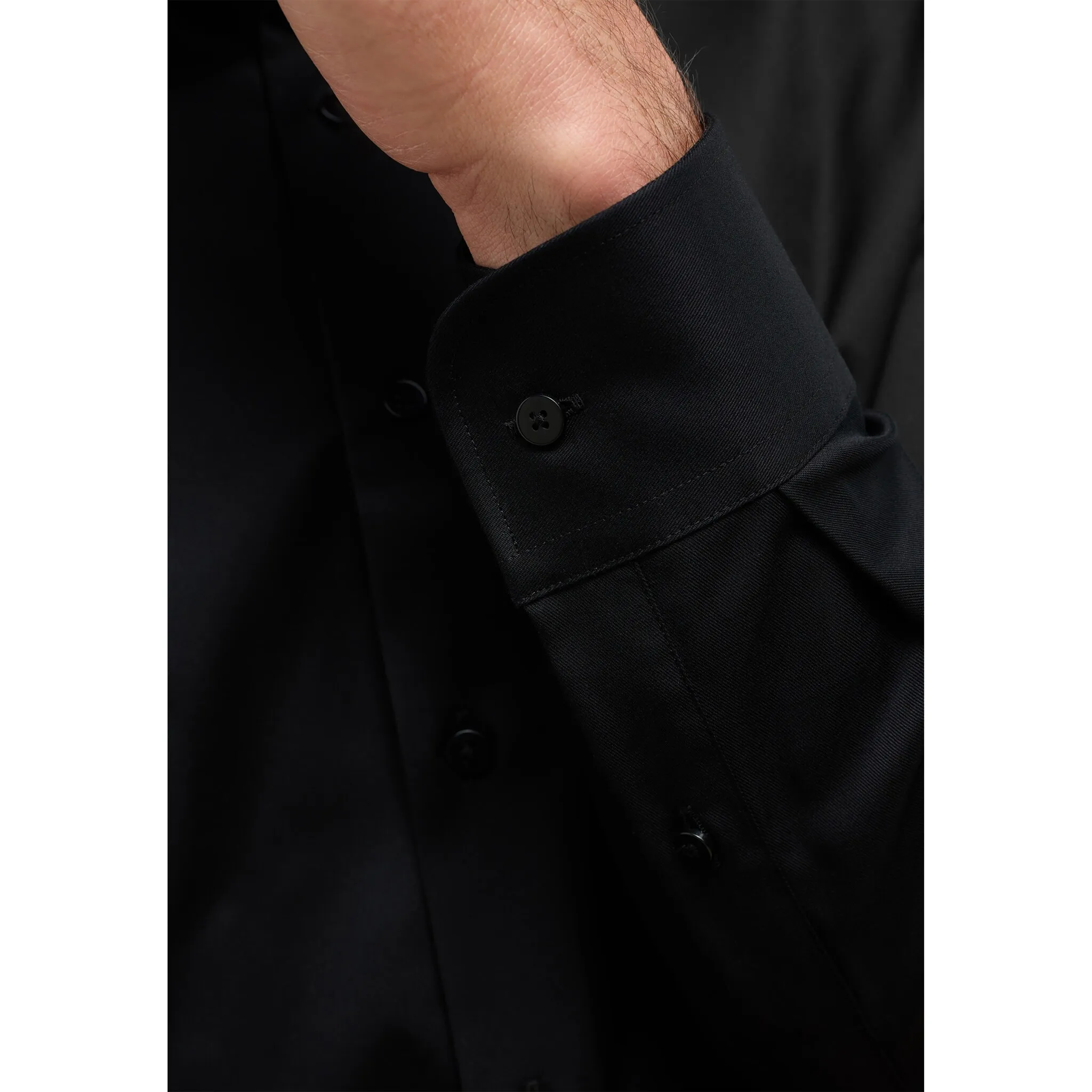 

Рубашка Eterna с длинными рукавами "SLIM FIT", черный