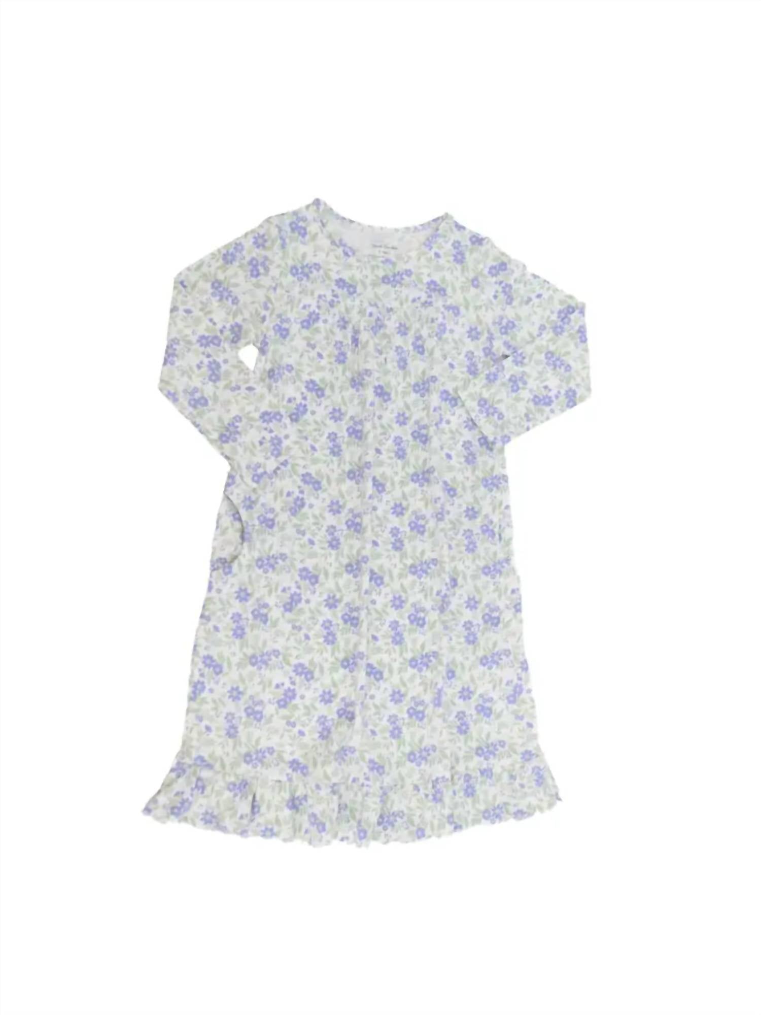 

Платье Big Kid Girl Flower Boho в фиолетовом цвете Sweet Bamboo