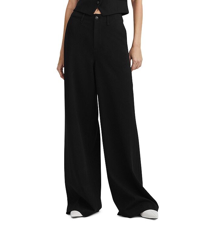 

Широкие брюки Sofie Ponte rag &bone rag & bone, черный
