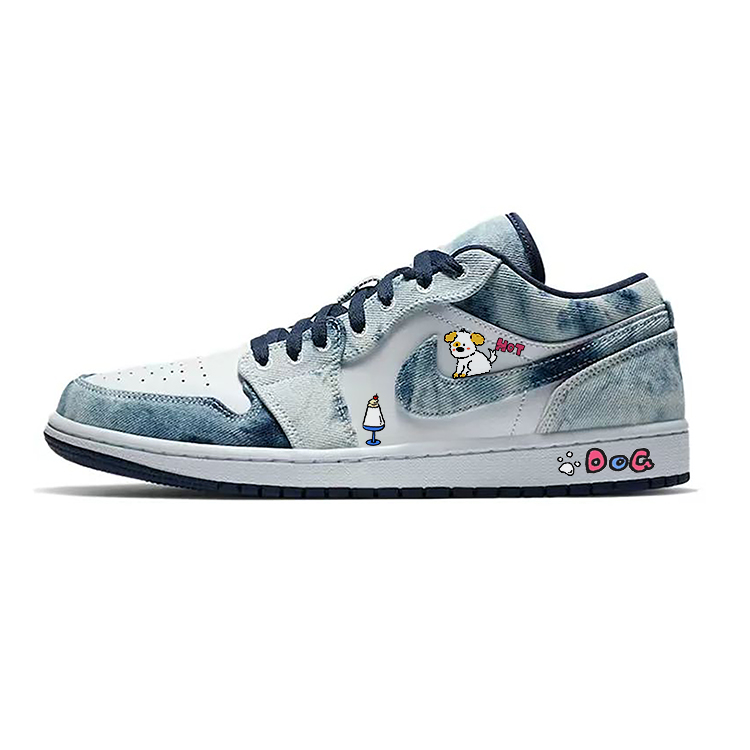 

Кроссовки Air Jordan 1 Vintage Basketball Shoes Men Low-top Blue, голубой, Синий, Кроссовки Air Jordan 1 Vintage Basketball Shoes Men Low-top Blue, голубой