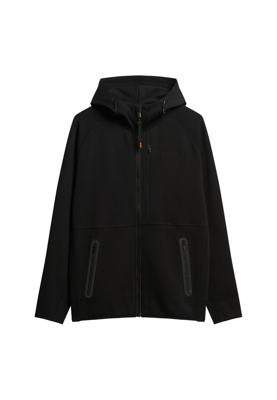 

Толстовка с капюшоном на молнии Superdry, черный
