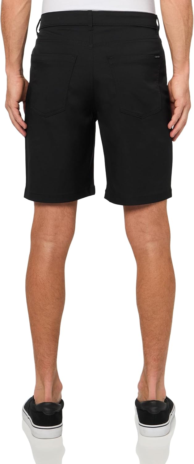 Мужские классические шорты Calvin Klein с пятью карманами, Black — фото 2